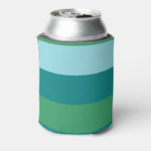 Porta-lata Tanager Turquesa, Azul Teal e Verde Kelly Horiz