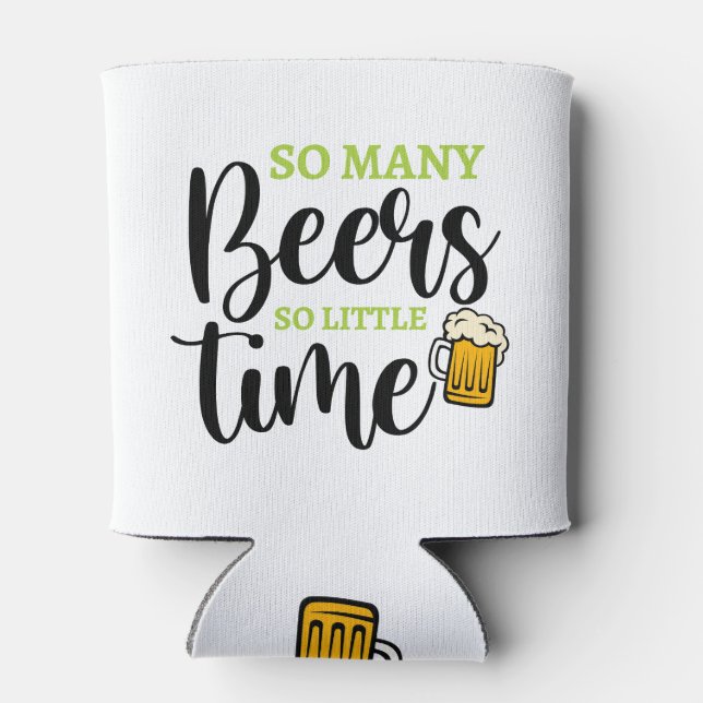 Porta-lata Tantas Cervejas Conseguem Resfriar - Festa Engraça (Traseira)