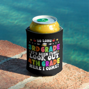 Porta-lata Tão Longo, 3º ano, olha para o 4º ano aqui