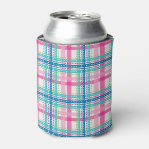 Porta-lata Tartan, teste padrão da xadrez
