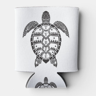 Porta-lata tartaruga-negra típica