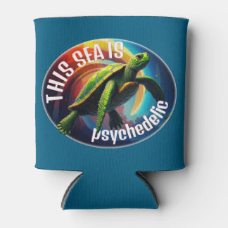 Porta-lata Tartaruga Verde Flutuando no avião astral