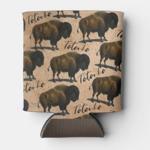 Porta-lata Tatanka Buffalo Bison Western Can Cooler