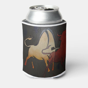 Porta-lata Taurean Bulls Animal Abstrato Art