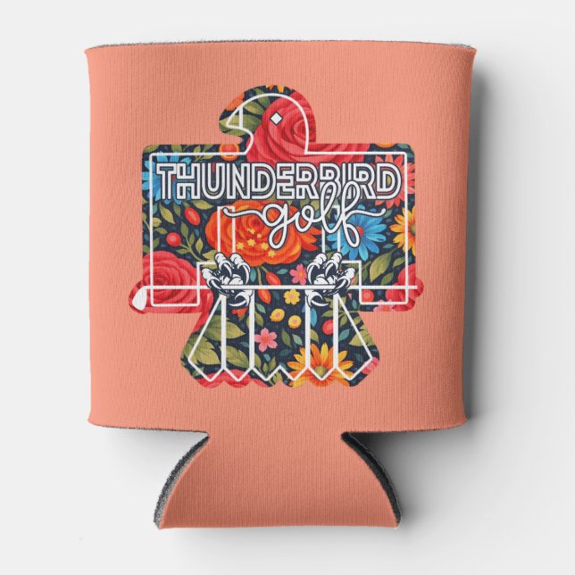 Porta-lata TBIRD Navy Floral  (Frente)