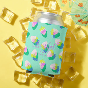 Porta-lata Teal de Morango