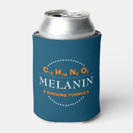 Porta-lata Teal MELANIN Fórmula Monograma