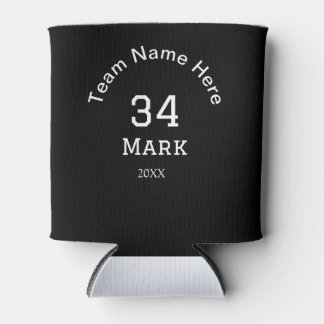 Porta-lata team name add player name date sports men