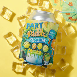Porta-lata Temas Pickleball Birthday