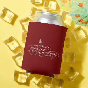 Porta-lata Tenha Um Natal Alegre e Aconchegante Inverno