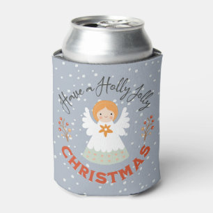 Porta-lata Tenha um Natal Holly Jolly
