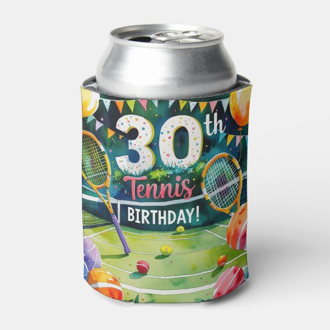 Porta-lata Tênis aniversário de 30 anos com tema (Can Front)