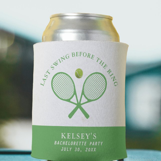 Porta-lata Tênis Bachelorette Última Balança Antes do Anel (Tennis Bachelorette Last Swing Before the Ring Can Cooler
)