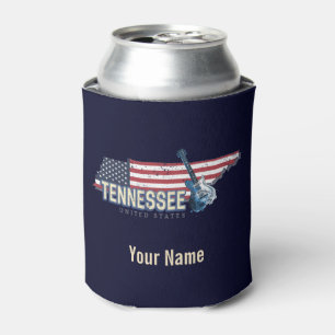 Porta-lata Tennessee United States Retro State Vintage EUA