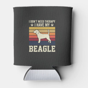 Porta-lata Terapia de Cachorro Beagle Vintage Retrô