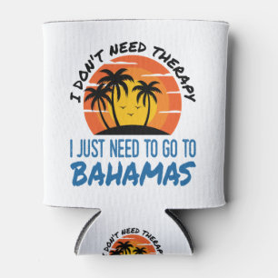 Porta-lata Terapia Tropical de Praia das Bahamas Férias