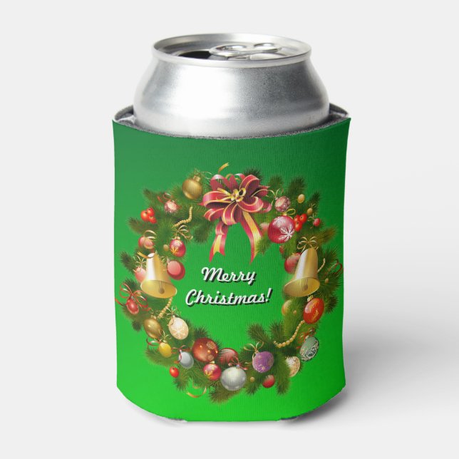 Porta-lata Terra de Natal personalizável (Can Front)
