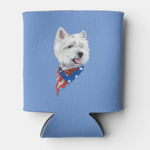 Porta-lata Terrier Branco de West Highland