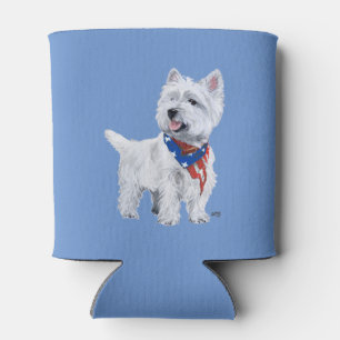 Porta-lata Terrier Branco de West Highland