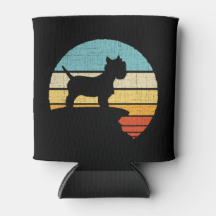 Porta-lata Terrier Westie, West Highland, Retro Vintage Dog
