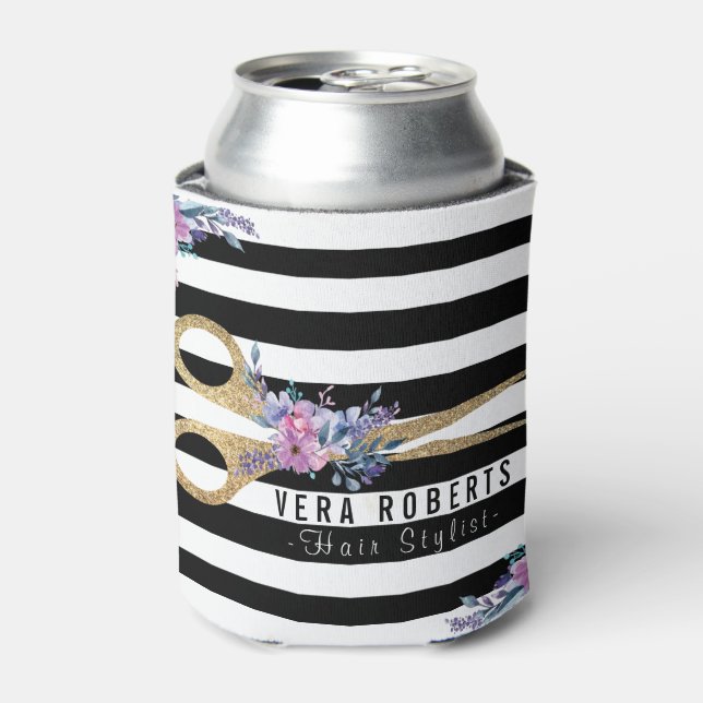 Porta-lata Tesoura Bela de Tesoura Salão Brisas Florais (Can Front)