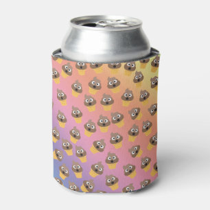 Porta-lata Teste padrão bonito do cone do sorvete de Emoji d
