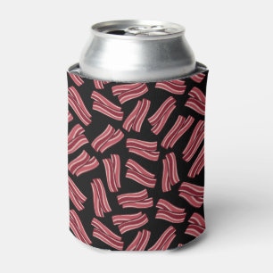 Porta-lata Teste padrão das tiras de bacon