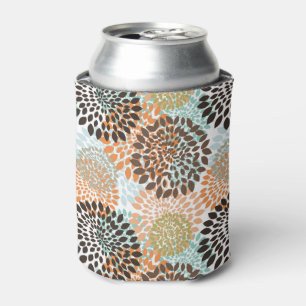 Porta-lata Teste padrão floral 11
