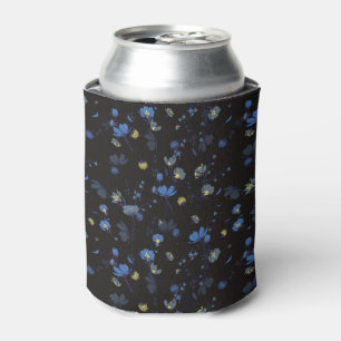 Porta-lata Teste padrão floral fundido vento