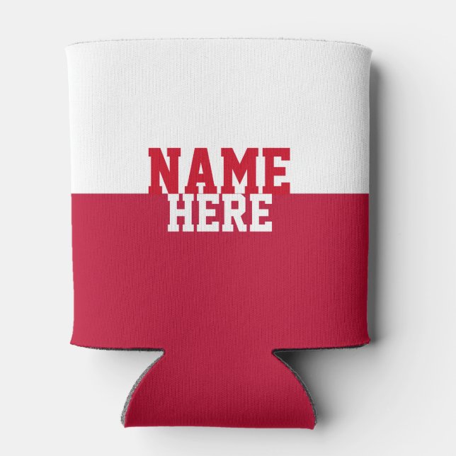 Porta-lata Texas Flag Name Bottle Cooler (Traseira)