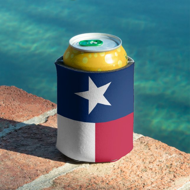 Porta-lata Texas Flag (vertical) (Piscina in situ)