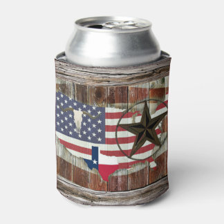 Porta-lata Texas Lone Star Texas Long Horn pode resfriar