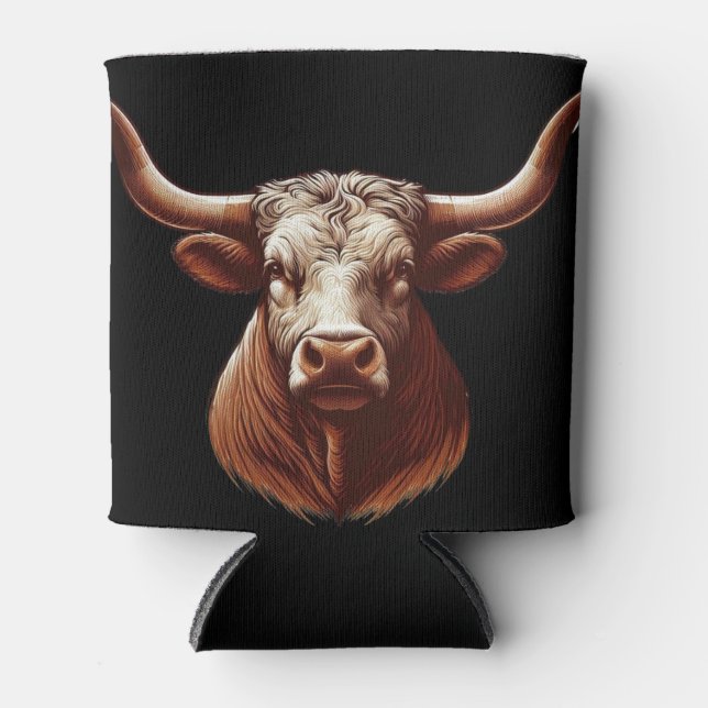 Porta-lata Texas Longhorn (Frente)