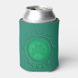 Porta-lata Texas Rua Patrick's Irish Shamrock Can Cooler
