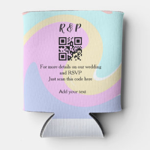 Porta-lata Texto de adição de nome do site de casamento rsvp