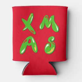 Porta-lata Texto de Bolha do Xmas