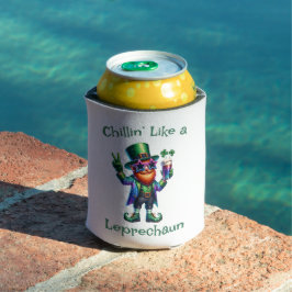 Porta-lata Texto engraçado do dia do Patrick, Leprechaun