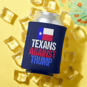 Porta-lata Textos Contra Azul Trump