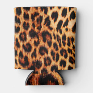 Porta-lata Textura de leopardo, padrão africano sem soldadura