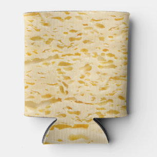 Porta-lata Textura de queijo, furos característicos