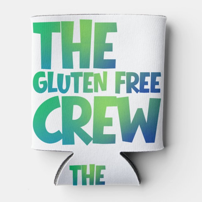 Porta-lata The Gluten Free Crew (Frente)