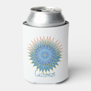 Porta-lata Thunder_Cove do Flor do Blossom de Mandala Lotus