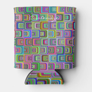 Porta-lata Thunder_Cove, estilo hippie psíquico do Groovy