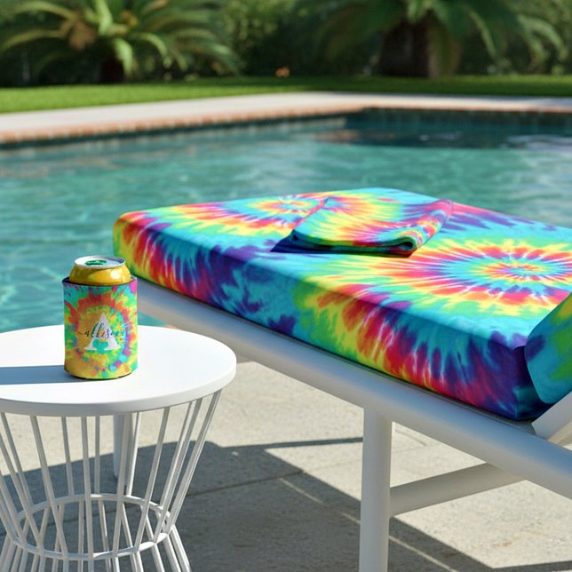 Porta-lata Tie dye personalizado (Criador carregado)