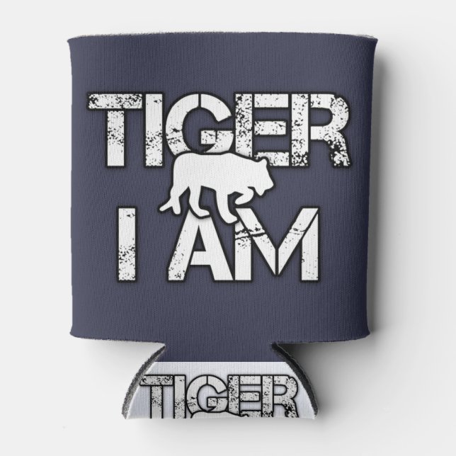 Porta-lata Tiger, sou tigre (Frente)