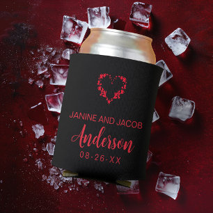 Porta-lata Til Death Nos Parte Gótica Moody Black e Red