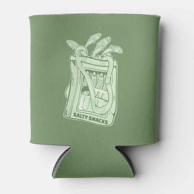 Porta-lata Tin de sardinha salgada (Frente)