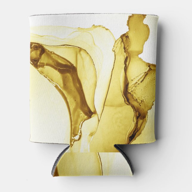 Porta-lata Tinta de glamour, tema de Ano Novo. (Frente)