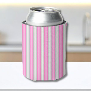 Porta-lata Tiras Rosa Neon Modernas com Efeito 3D