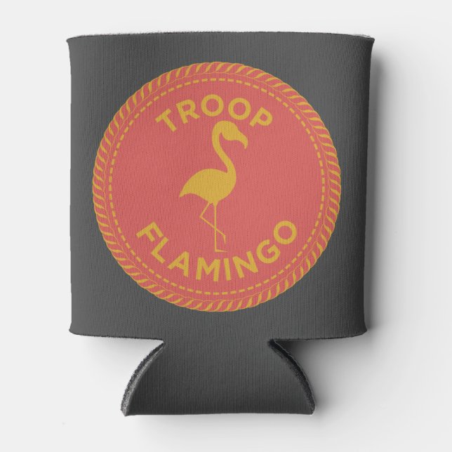 Porta-lata Titular do Drink Flamingo Troop Troop IGGPPCamp (Frente)